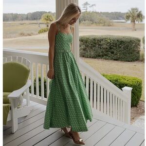 NWTAntonio Melani
x Style by Simkins Margo Printed Poplin Sweetheart Neck Dress